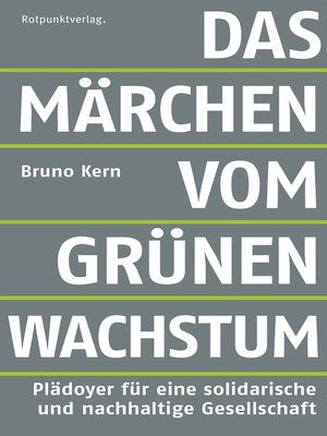 cover image of Das Märchen vom grünen Wachstum